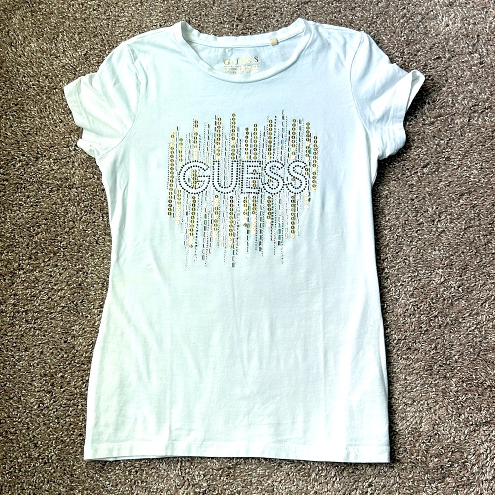 Guess sparkle T-shirt S